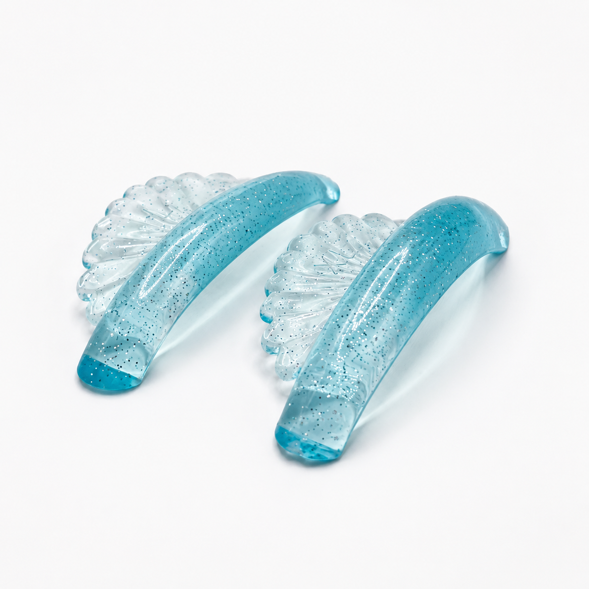 Blue Sparkle Rods- C-Curl